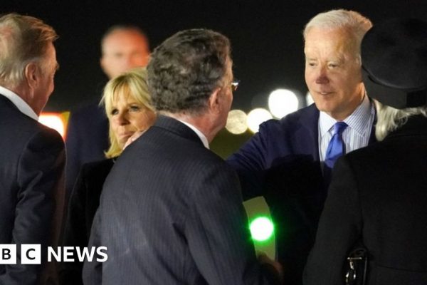 Joe Biden arrives in London for Queen's funeral